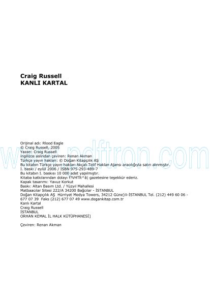 Cover of Craig Russel - Kanli Kartal.pdf