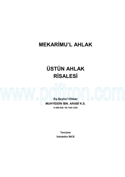 Cover of Muhyiddin-İbn-Arabi-Mekarumin Ahlak.pdf