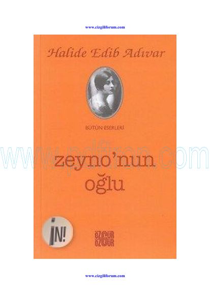 Cover of Halide Edip Adivar - Zeyno'nun Oglu.pdf