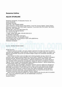 Cover of Suzanne Collins - Aclik Oyunlari.pdf