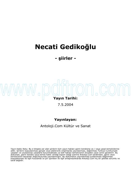 Cover of Necati Gedikoglu Şiirleri.pdf