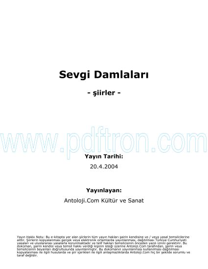 Cover of Sevgi Damlalari Şiirleri.pdf