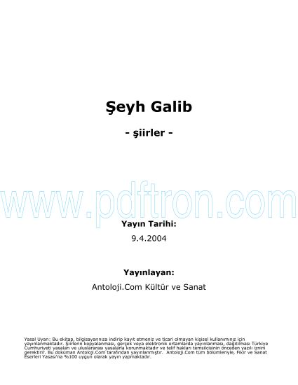 Cover of Seyh Galip Şiirleri.pdf