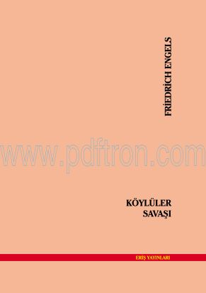 Cover of Friedrich Engels - Köylüler Savaşı.pdf