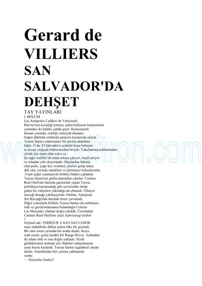 Cover of Gerard De Williers - 08 San Salvadorda Dehset.pdf