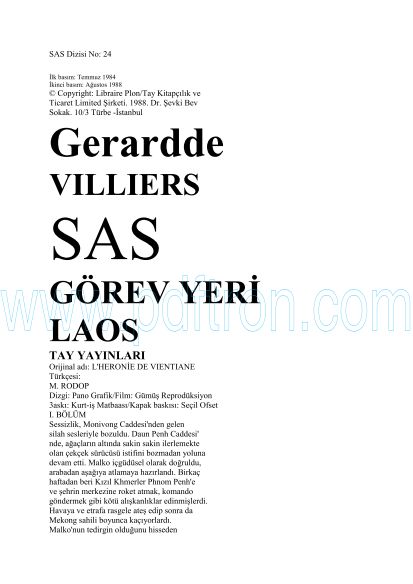 Gerard De Williers -...