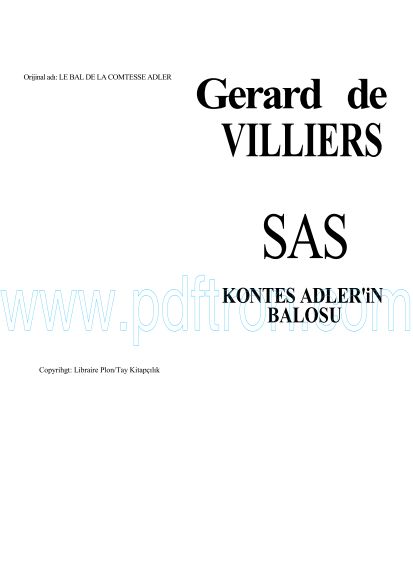 Cover of Gerard De Williers - 45 Kontes Adler'in Balosu.pdf