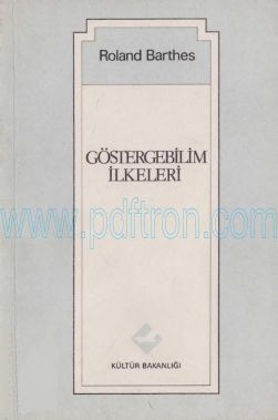 Cover of Roland Barthes - Gostergebilim Ilkeleri.pdf