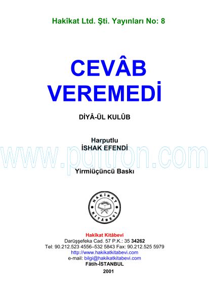 Cover of Cevap Veremedi.pdf