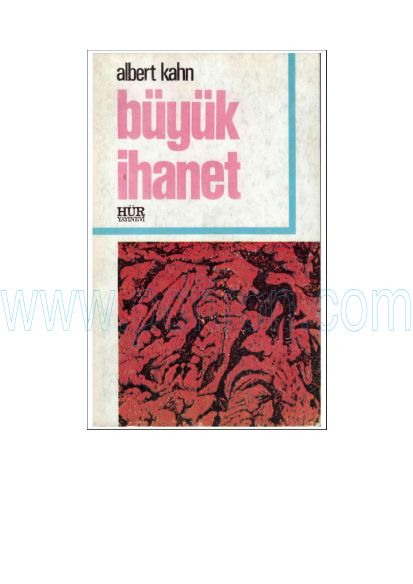 Cover of Albert Kahn - Buyuk Ihanet.pdf