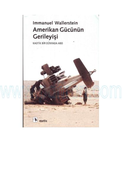 Cover of Immanuel-Wallerstein - Amerikan-Gucunun-Gerileyişi.pdf