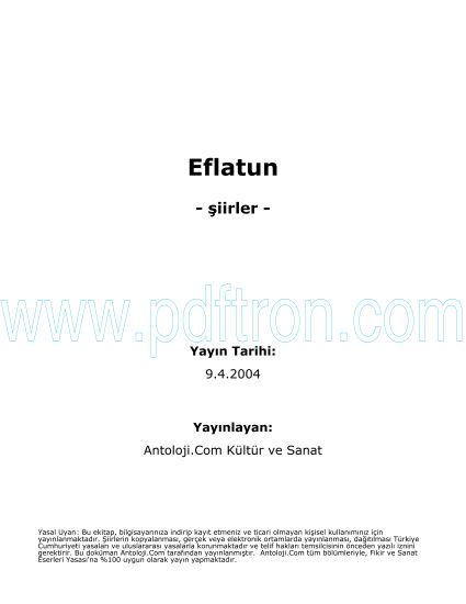 Cover of Eflatun - Şiirleri.pdf