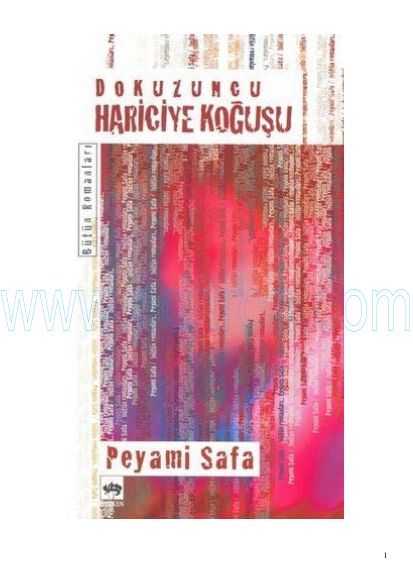 Cover of Peyami Safa - Dokuzuncu Hariciye Kogusu.pdf