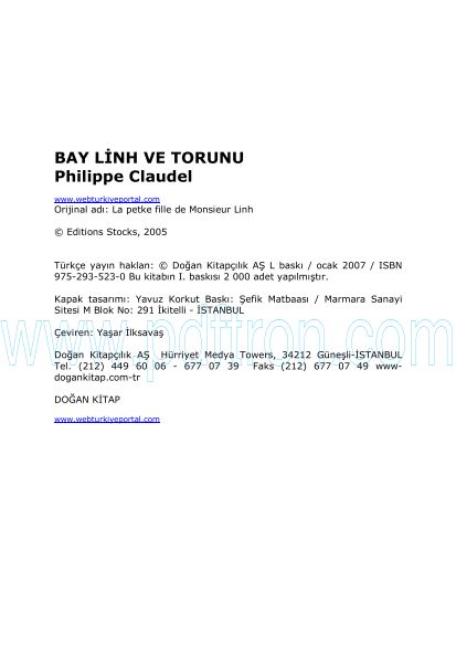 Cover of Philippe Claudel - Bay Linh Ve Torunu.pdf