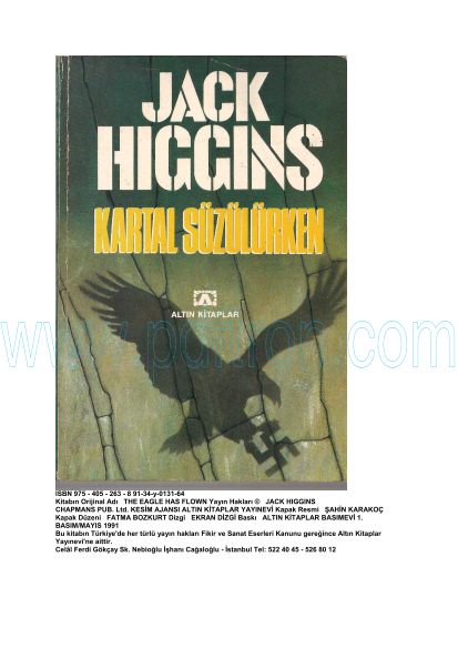 Cover of Jack Higgins - Kartal Suzulurken.pdf