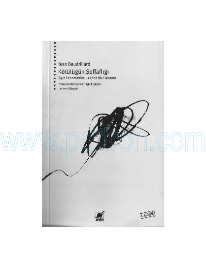 Cover of Jean Baudrillard - Kotulugun Seffafligi.pdf