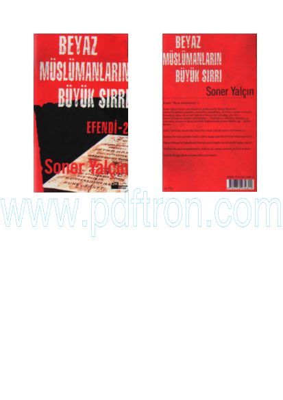 Cover of Soner Yalçın - Efendi II Bölüm 1-3.pdf