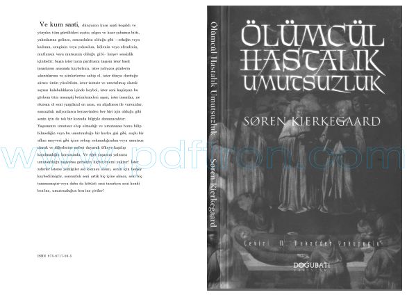 Cover of Soren Kierkegaard - Ölümcül Hastalık Umutsuzluk.pdf