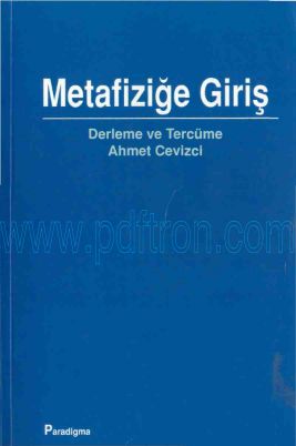 Cover of Ahmet Cevizci - Metafizige Giriş.pdf