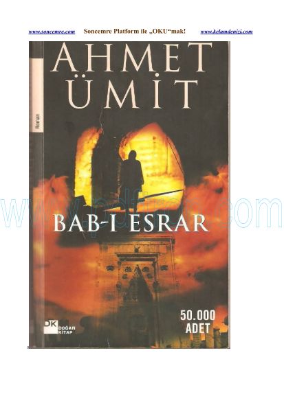 Cover of Ahmet Umit - Bab-İ Esrar.pdf