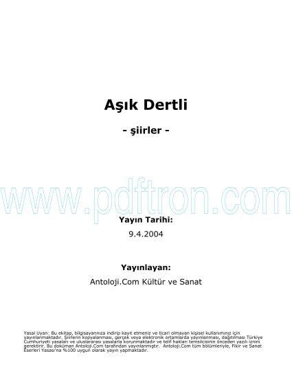 Cover of Asik Dertli - Şiirleri.pdf