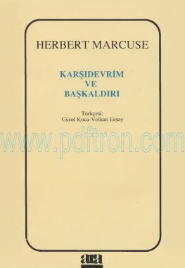 Cover of Herbert-Marcuse-Karşı Devrim Ve Başkaldırı.pdf