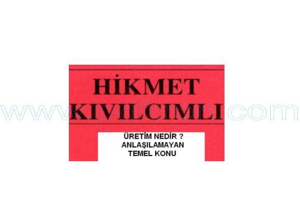 Cover of Hikmet Kivilcimli - Uretim Nedir.pdf