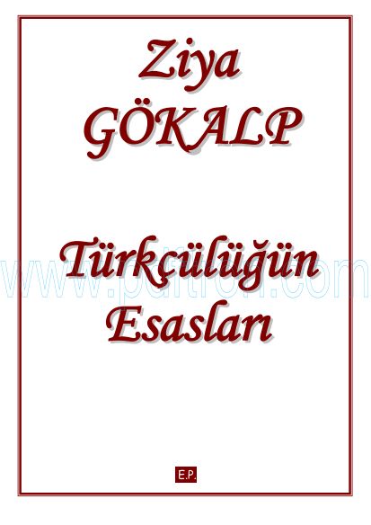 Cover of Ziya Gokalp - Turkculugun Esaslari.pdf