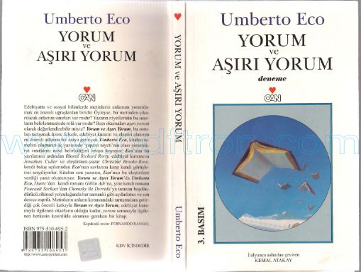 Cover of Umberto Eco - Yorum Ve Aşırı Yorum.pdf