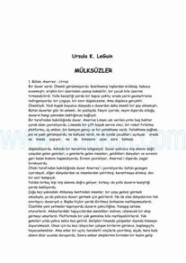 Cover of Ursula K Le Guin - Mulksuzler.pdf