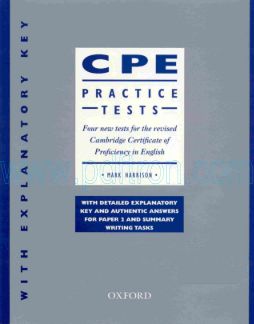 Cover of CPE (Certificate Of Proficiency In English) Practice Tests.pdf